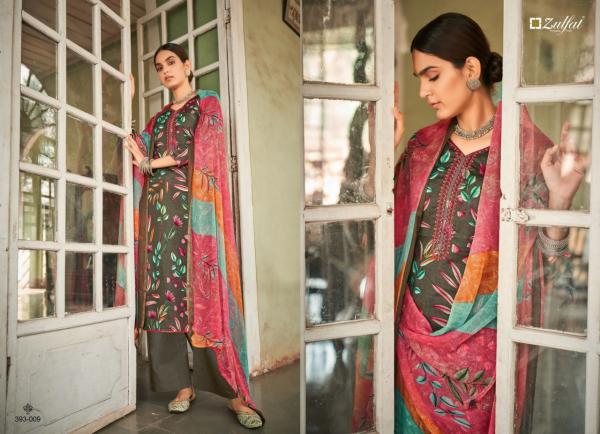 Zulfat Pankhudi Jam cotton Digital Print Designer Dress Material